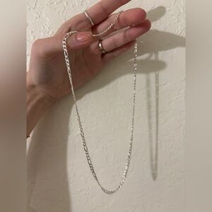 925 Silver Chain Necklace 20in